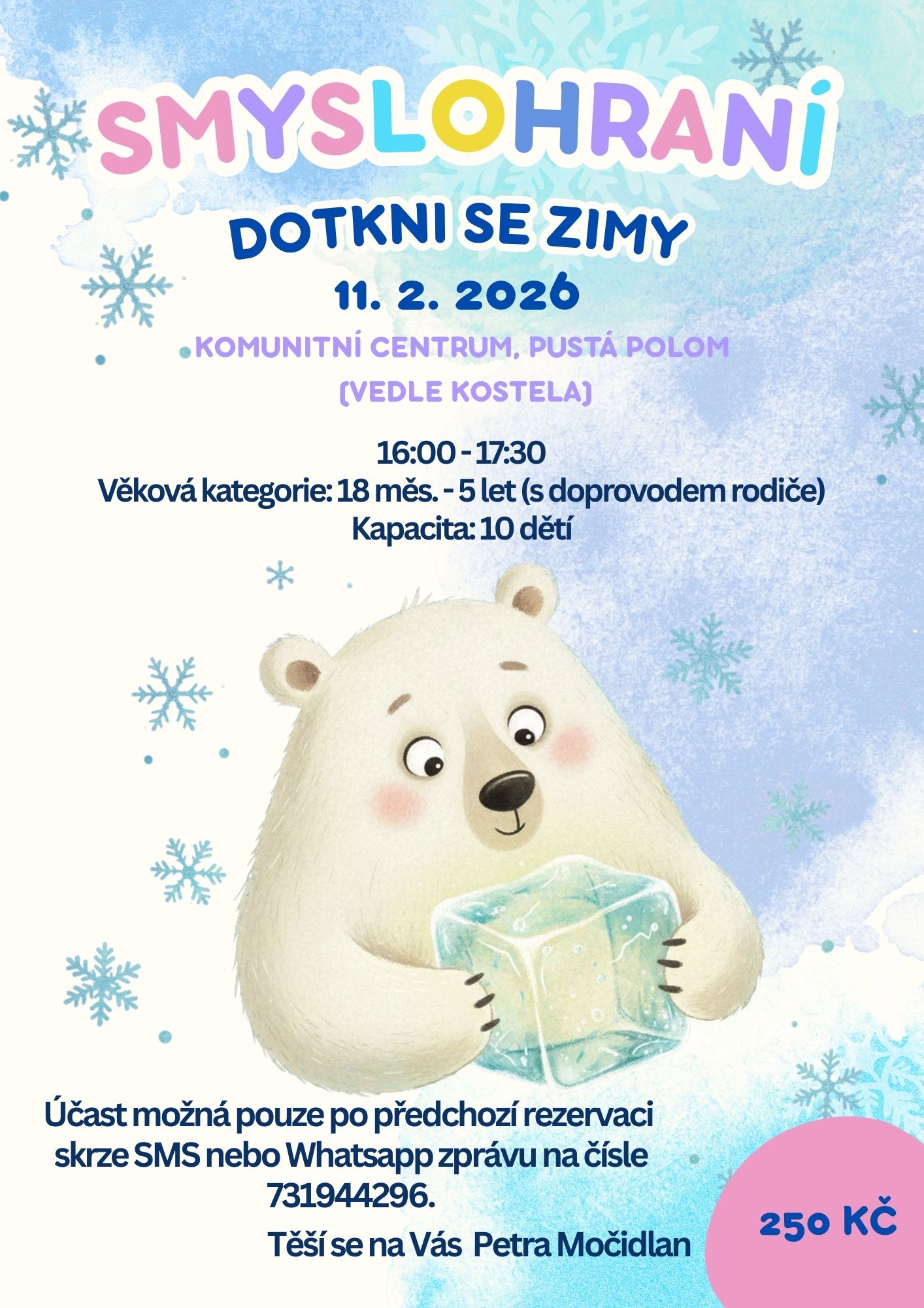 Smyslohraní Pustá Polom - DOTKNI SE ZIMY