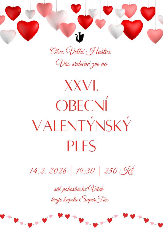 XXVI. OBECNÍ VALENTÝNSKÝ PLES