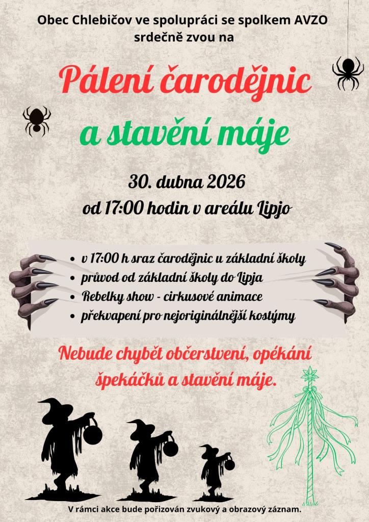 Pálení čarodejnic a stavění máje