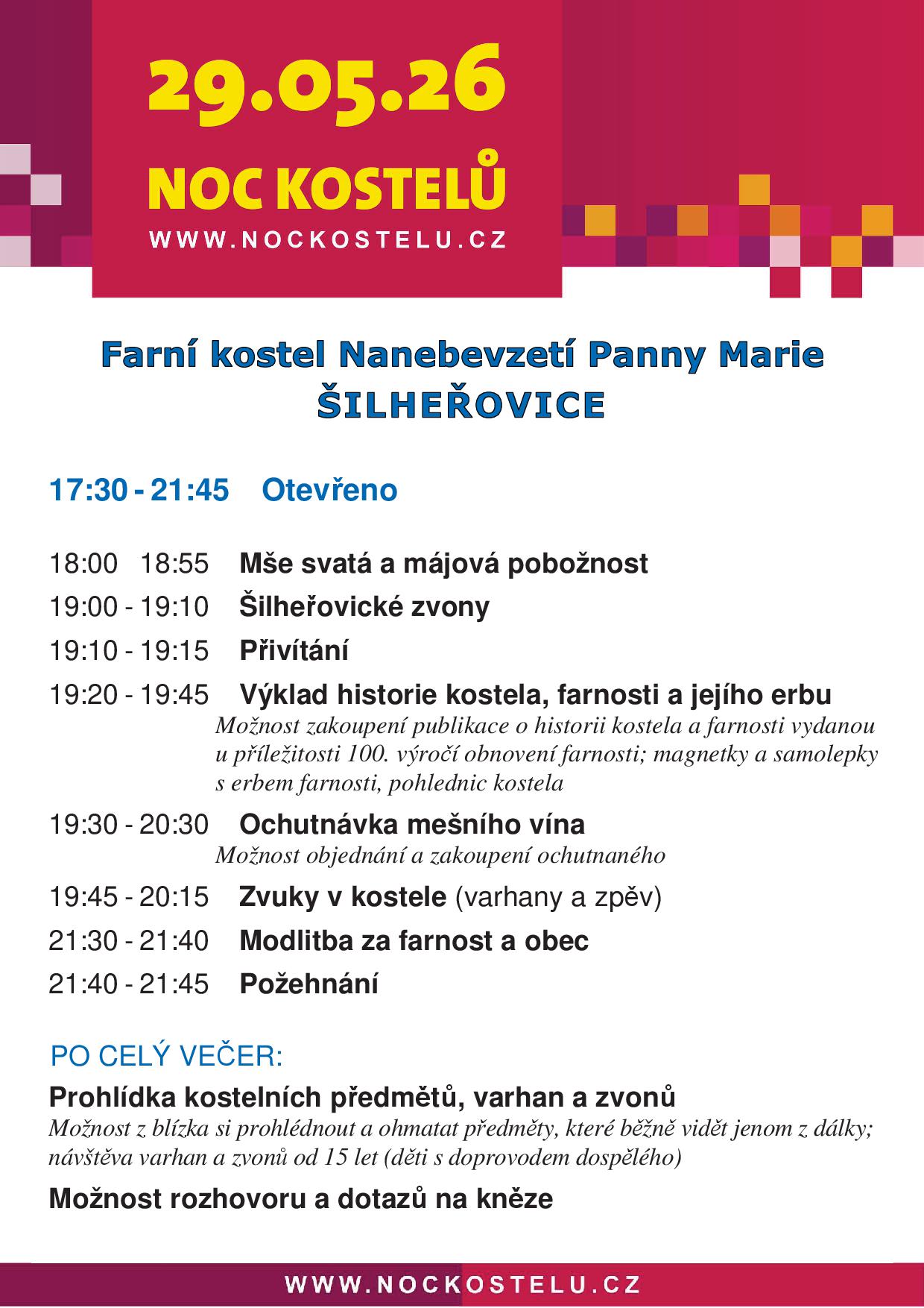 Noc kostelů - Šilheřovice