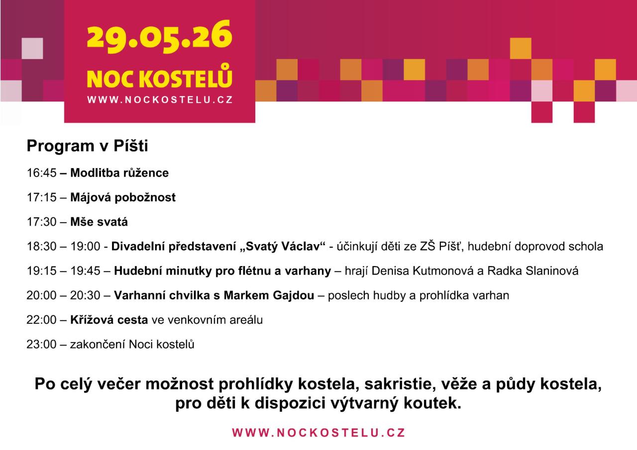 Noc kostelů - Píšť