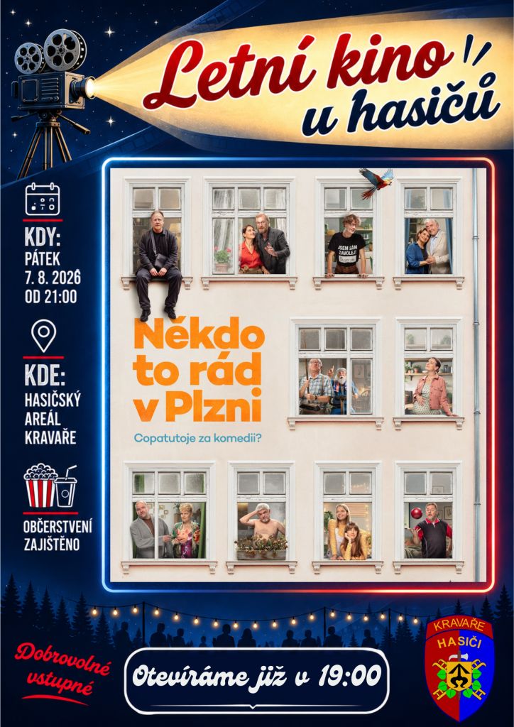 Letní kino u hasičů
