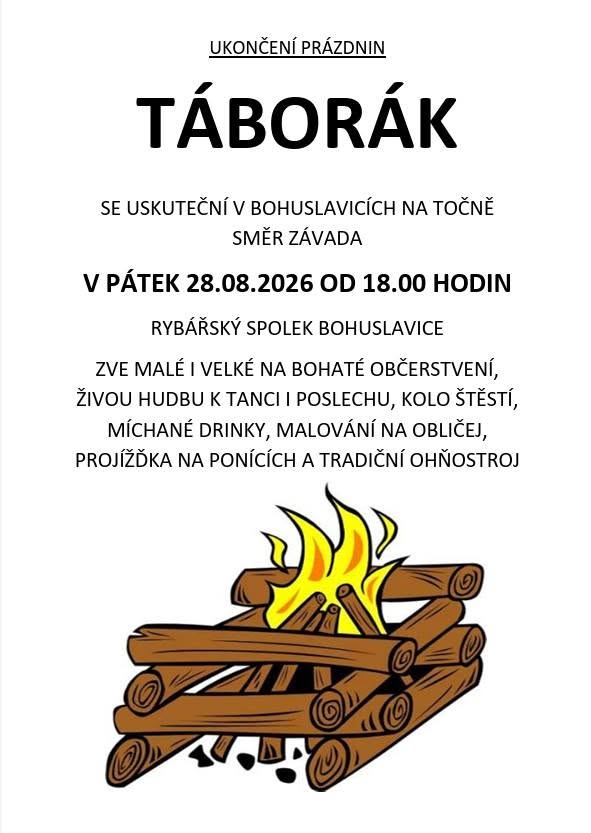 Ukončení prázdnin - táborák