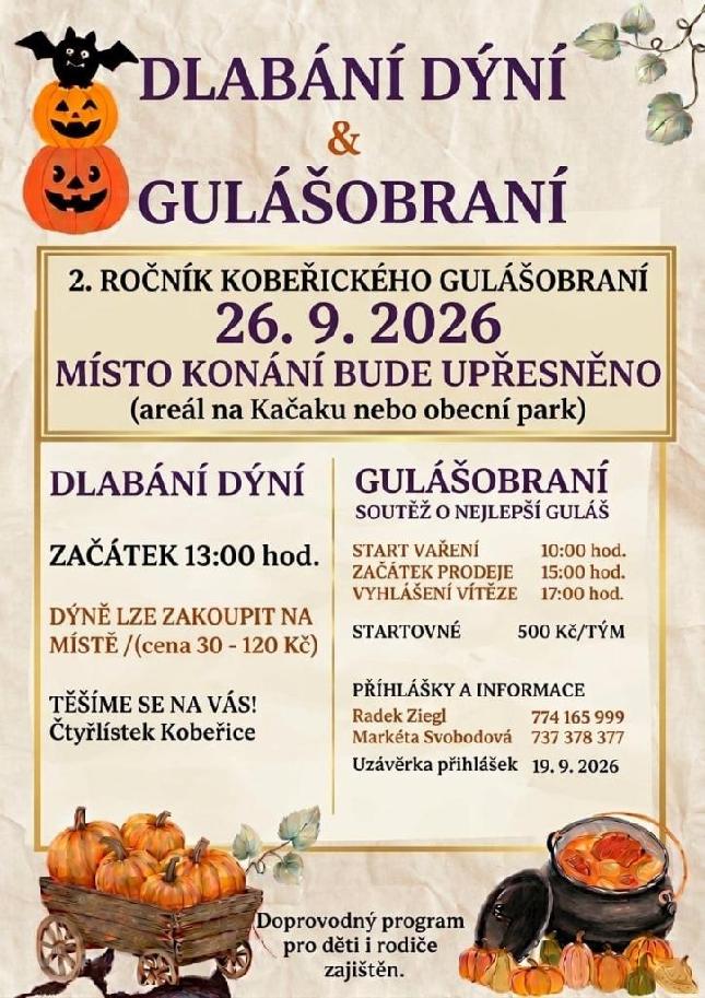 Dlabání dýní a gulášobraní