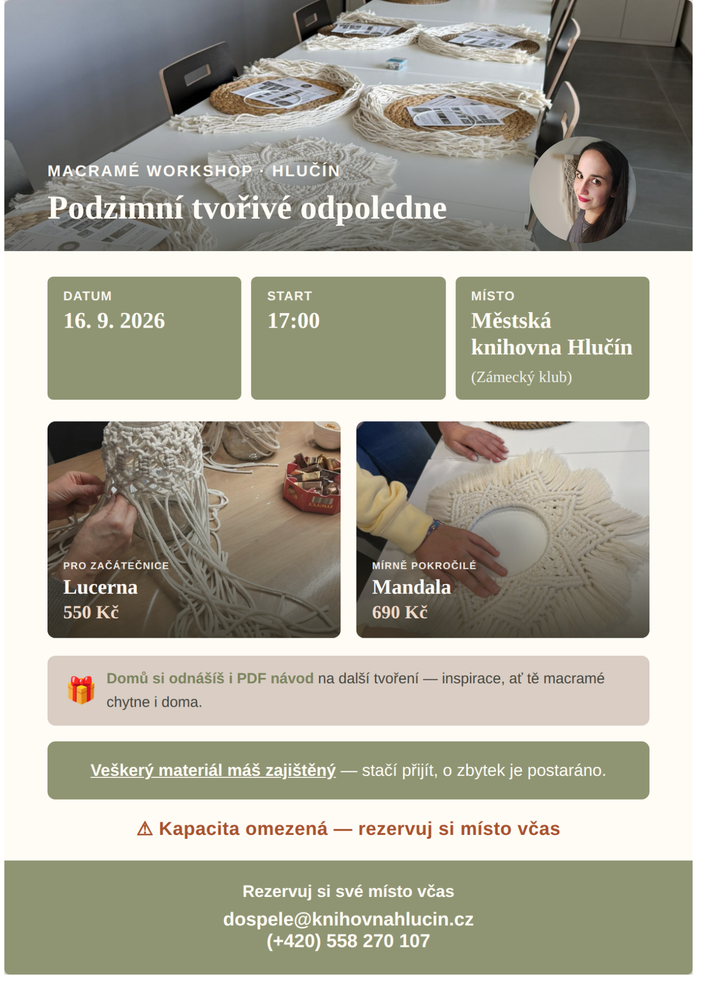 Podzimní tvořivé odpoledne