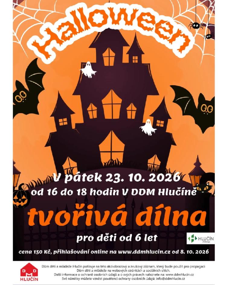 Halloween - tvořivá dílna 